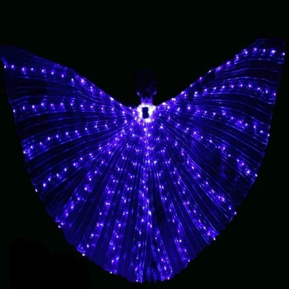 Fluorescent LED Butterfly Wings for Costumes and Dress-Up