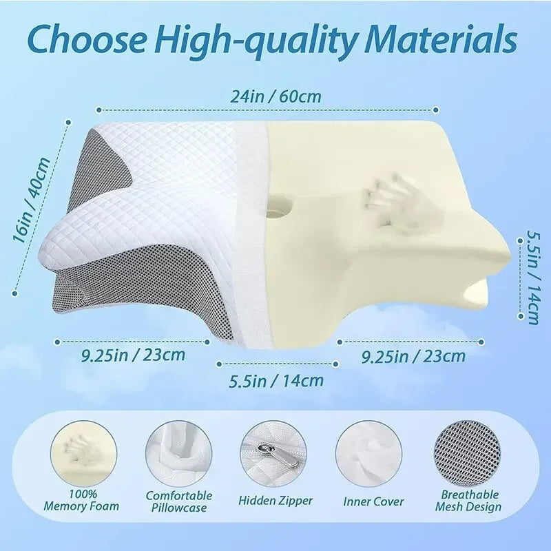 Neck Support for Pain-Free Sleep - Last Day Discount