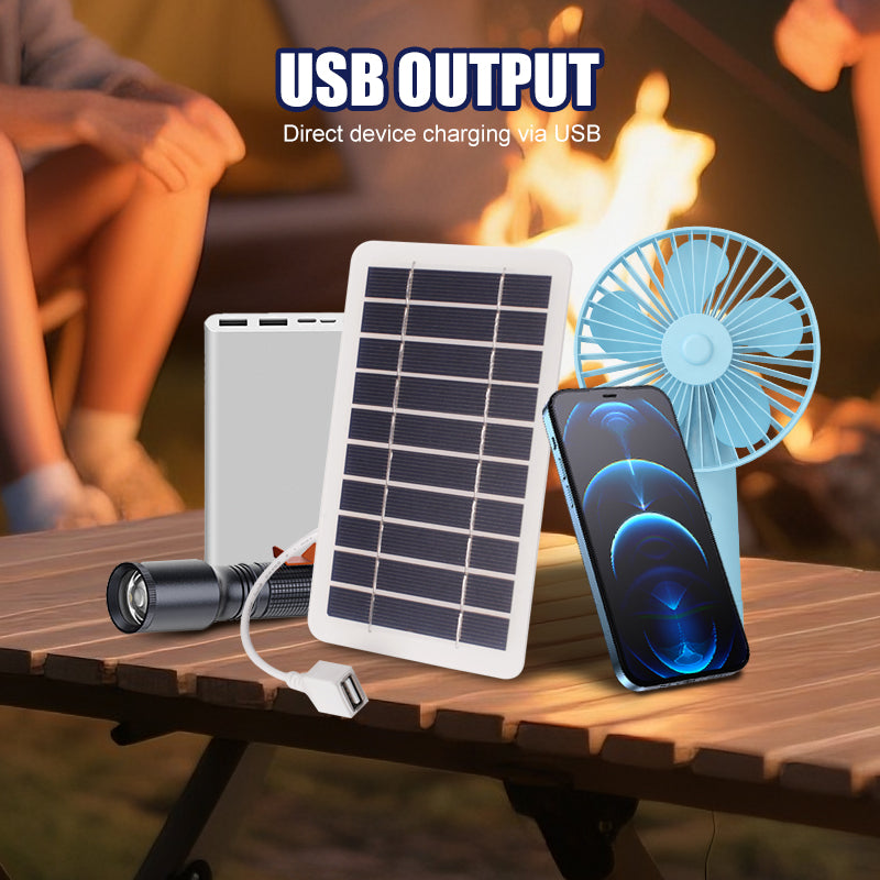 Portable 2W Solar Charger | Perfect for Camping & Emergencies