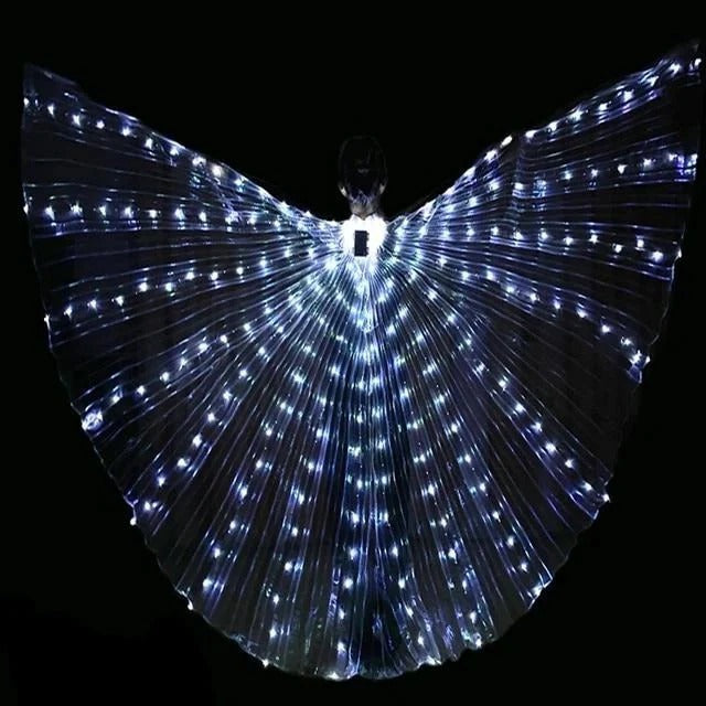 Fluorescent LED Butterfly Wings for Costumes and Dress-Up