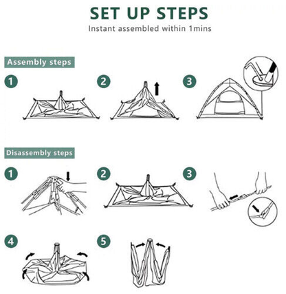 Quick-Set Pop-Up Tent for Effortless Outdoor Adventures