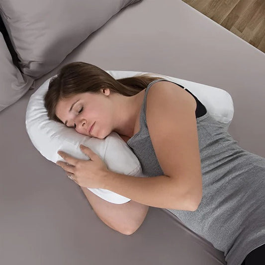 Side Sleeping Pillow with Ear Cutout for Comfort
