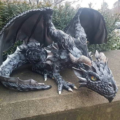 Crouching Dragon Guardian Figurine