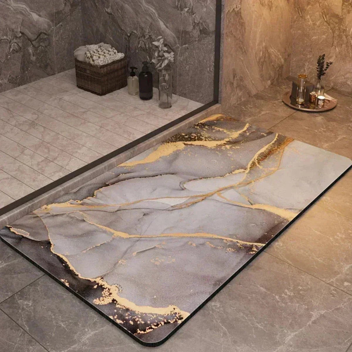 Ultra-Absorbent Non-Slip Bath Mat – SafeDry Design
