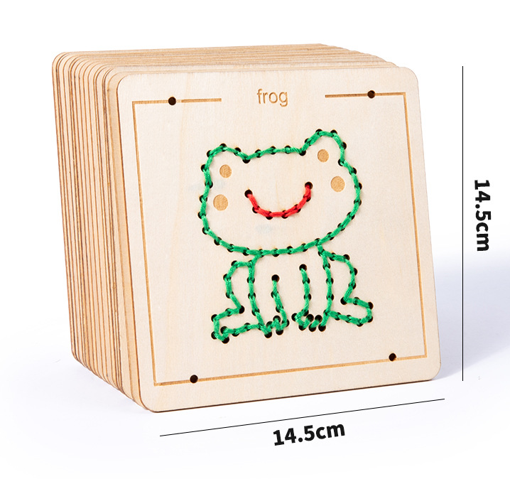 Creative Threading Adventure Toy for Skill Development