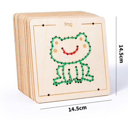 Creative Threading Adventure Toy for Skill Development