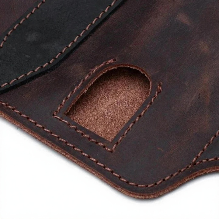 Leather Belt Sleeve for Tactical Field Use – Multifunctional Protection