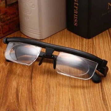 Adjustable Focus Glasses for Near and Distant Vision