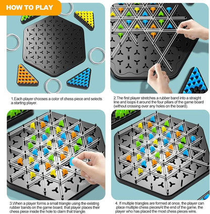 Portable Elastic Chess Game for Family Fun