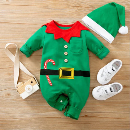 Cotton Christmas Costume for Babies – Soft Holiday Outfit