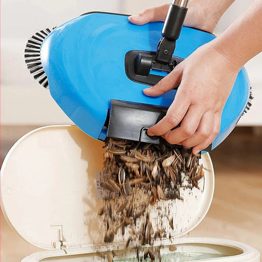 Cordless Broom Vacuum Cleaner - 2-in-1 Design