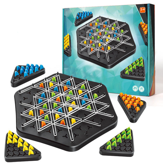 Portable Elastic Chess Game for Family Fun