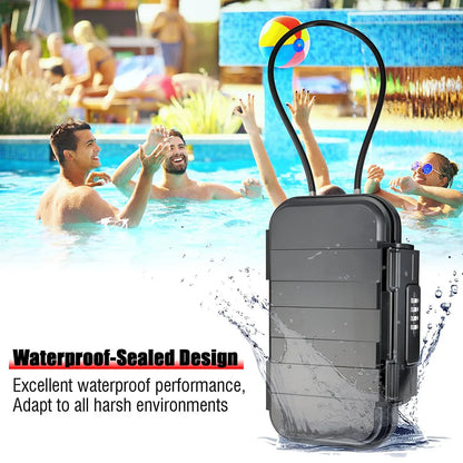 Waterproof Travel Case for Secure Storage of Valuables