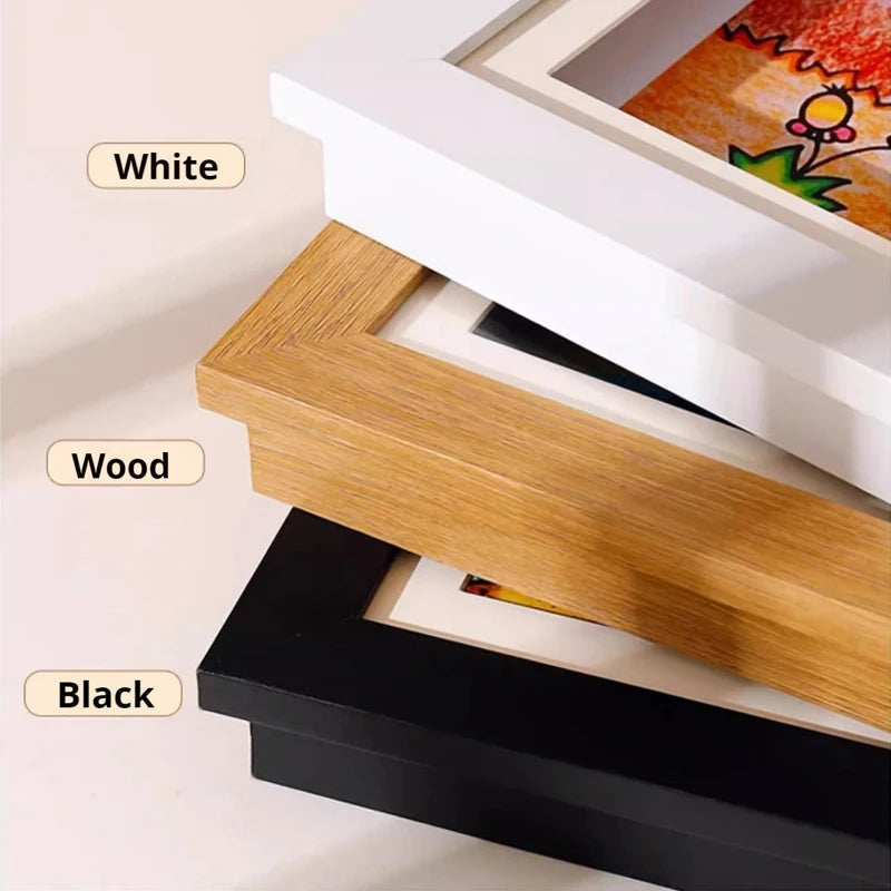 Magnetic Frame for Creative Display of Children's Artwork
