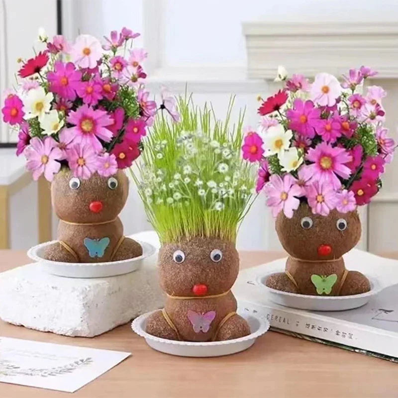 Lively Indoor Grass Buddy for a Fresh Home Atmosphere