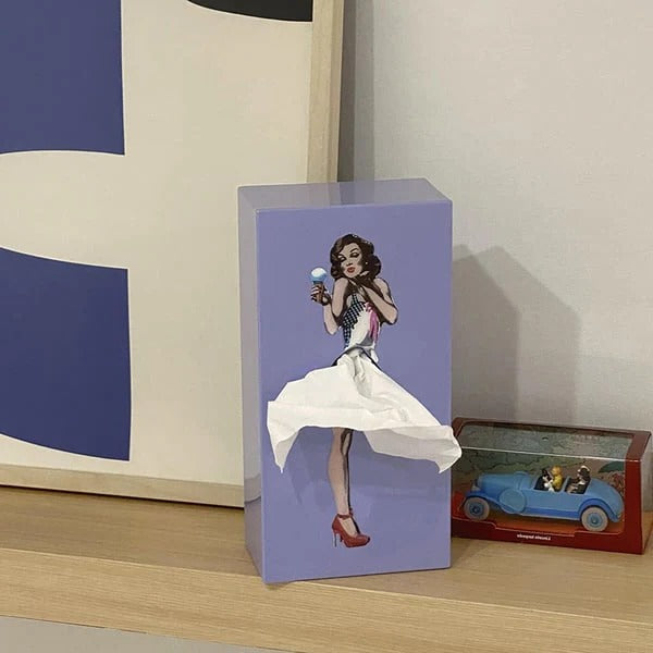 Flying Skirt Tissue Holder for Home Decor