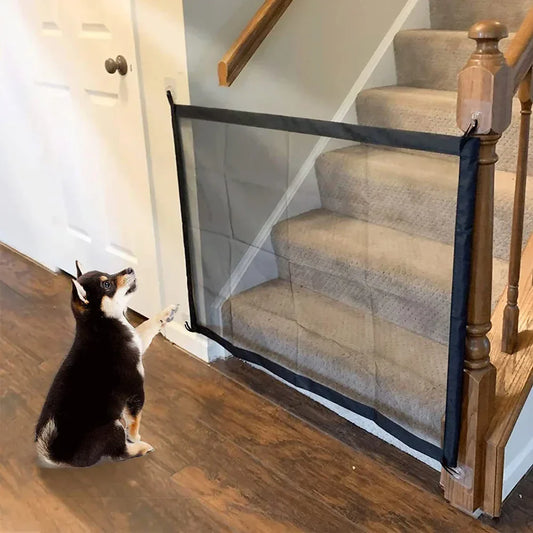 Foldable Safety Gate | Flexible and Secure Barrier for Indoor and Outdoor Use