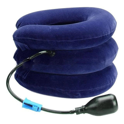 Inflatable Cervical Neck Traction Pillow with Three Layers