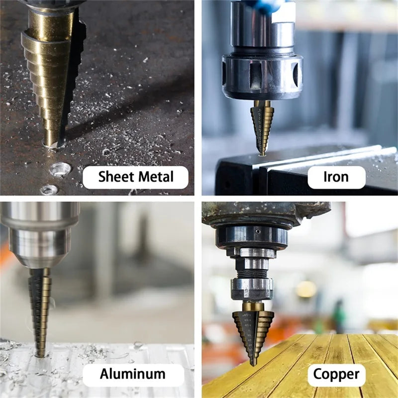 HSS Twist Drill Bit Set with Titanium Coating | Precision Split Point | For Metal & Plastic