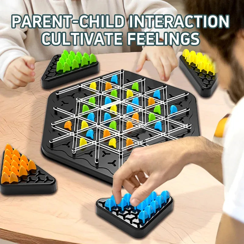 Portable Elastic Chess Game for Family Fun