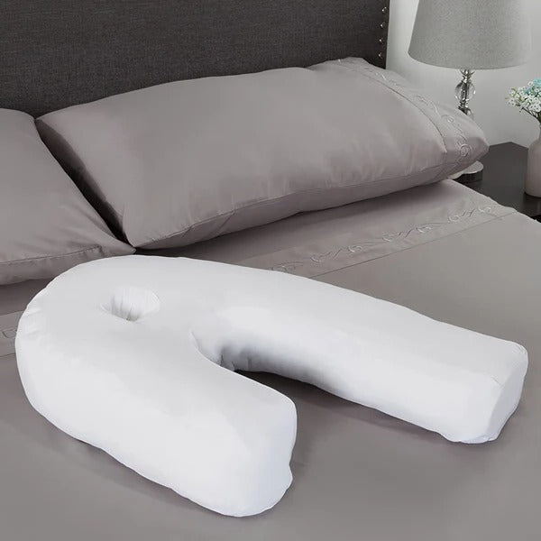 Side Sleeping Pillow with Ear Cutout for Comfort