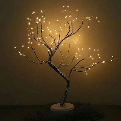 Wooden LED Light with Adjustable Branch Design