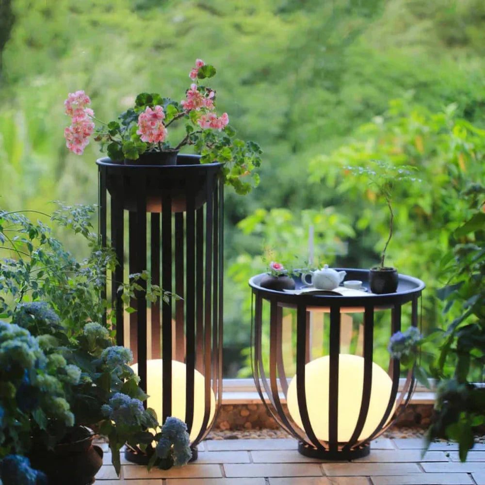 LED Garden Pathway Light – Solar-Powered Flower Stand