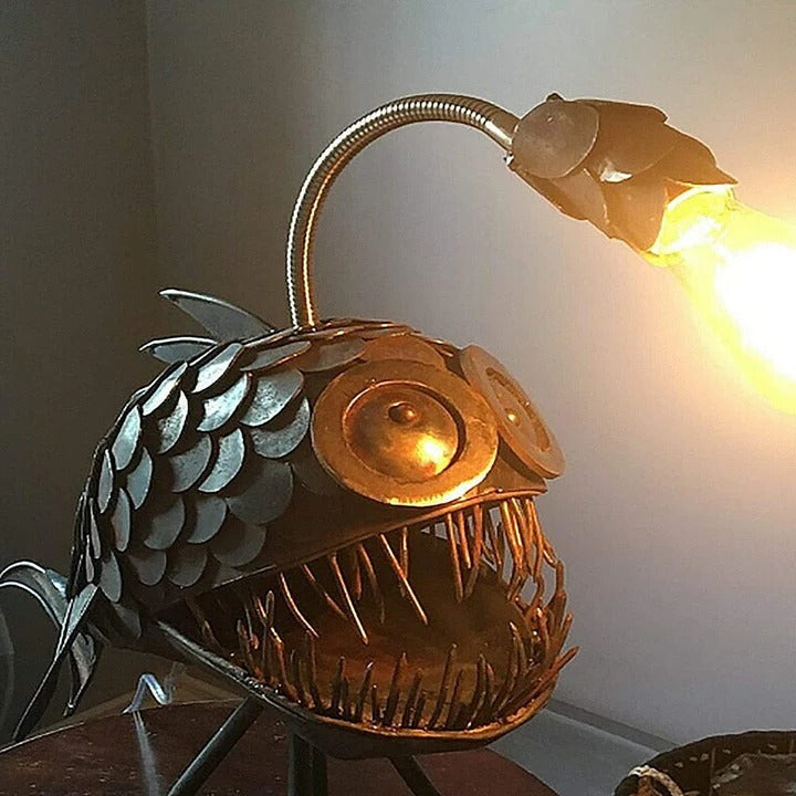 Anglerfish Shaped Lamp for Unique Home Decor