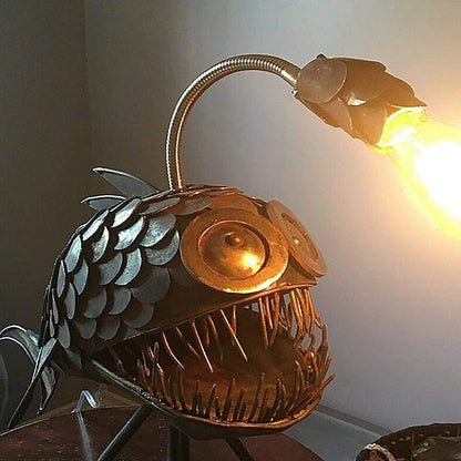 Anglerfish Shaped Lamp for Unique Home Decor