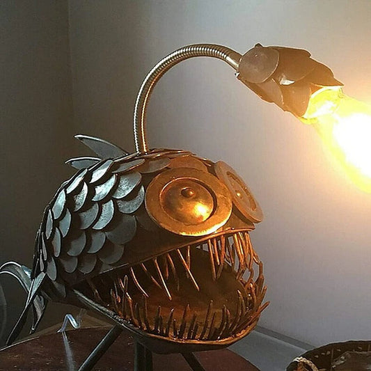 Anglerfish Shaped Lamp for Unique Home Decor