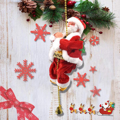 Interactive Musical Climbing Decoration Toy for Christmas