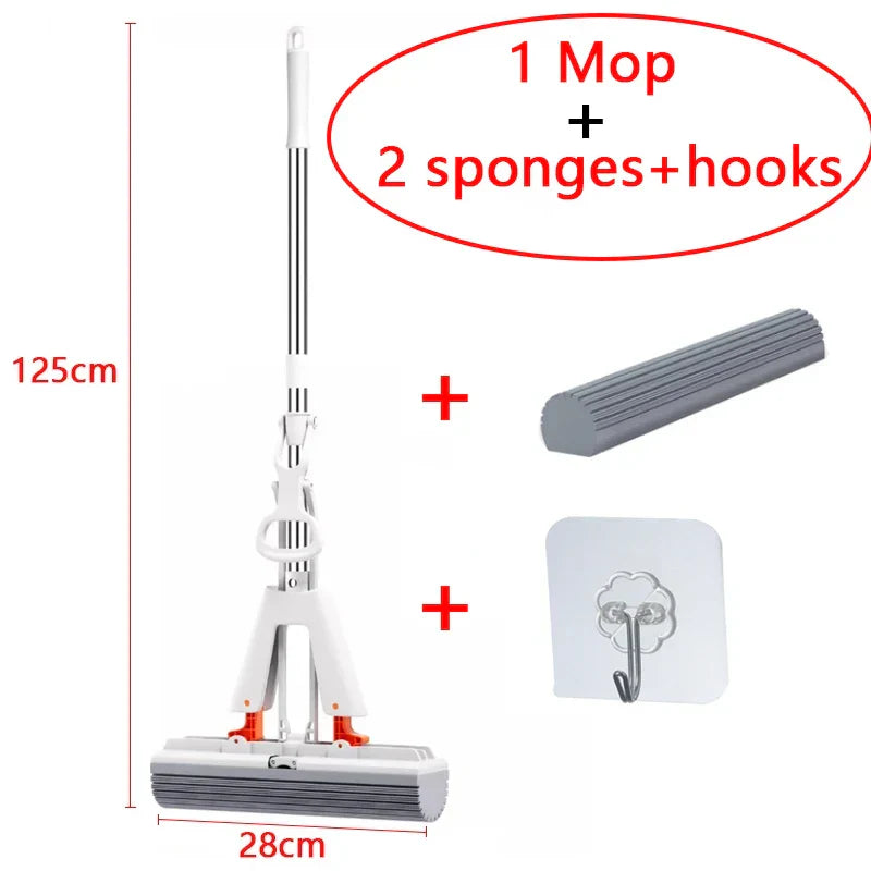 Self-Cleaning Mop with SaniSwipe Technology