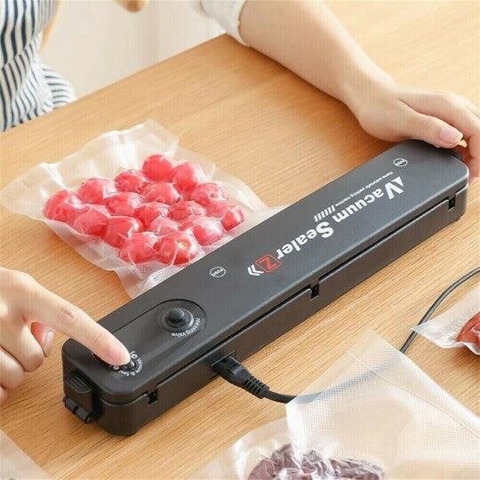 SmartSeal Vacuum Sealer | 90W, 60 kPa & Compact Design | Keep Food Fresh Longer, Prevent Freezer Burn