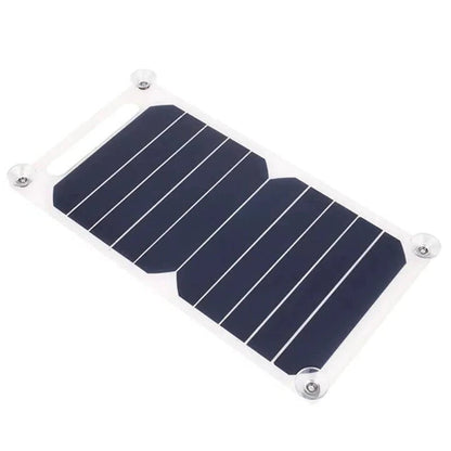 Portable USB Battery with Waterproof Solar Panel
