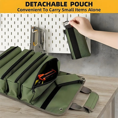 Ultimate Tool Organizer with Removable Pouches | Compact & Accessible | Perfect for Garage, Job Sites, and DIY Projects