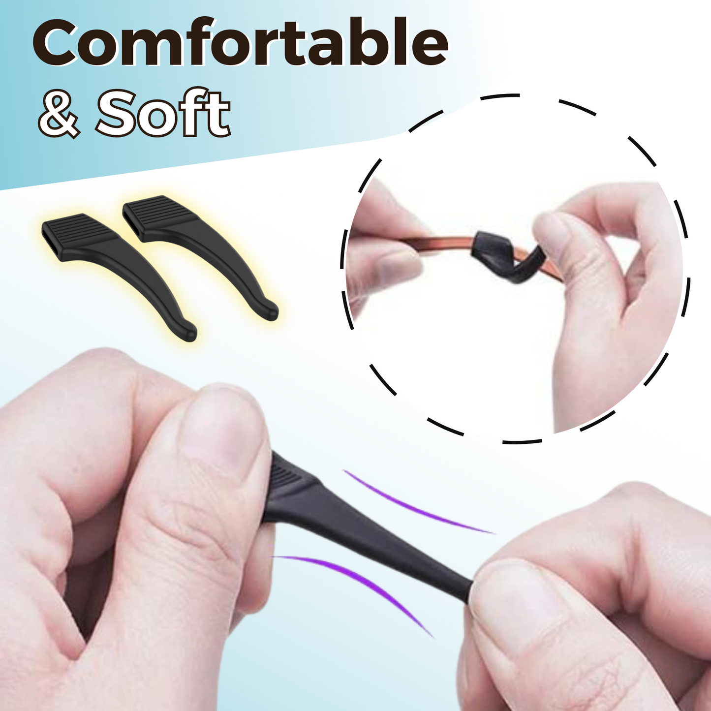 Buy 2 Get 2 Free | Non-Slip Grips for Glasses