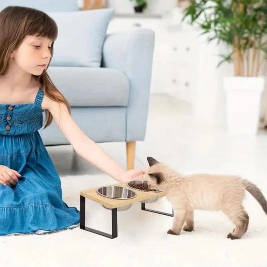 Elevated Cat Feeding Bowl for Enhanced Comfort