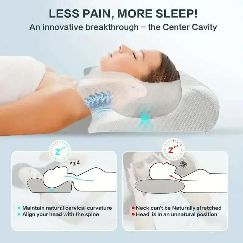 Neck Support for Pain-Free Sleep - Last Day Discount