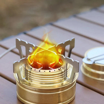 Compact Alloy Camping Stove – Portable Mini Design