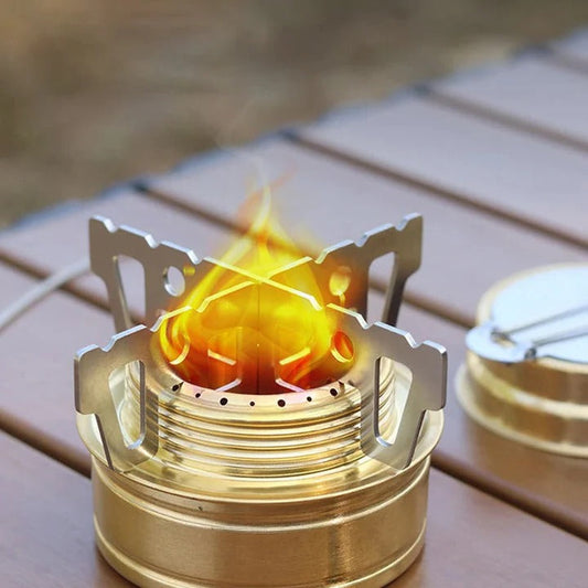 Compact Alloy Camping Stove – Portable Mini Design