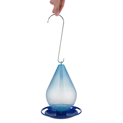 Bird Water Feeder in Raindrop Design
