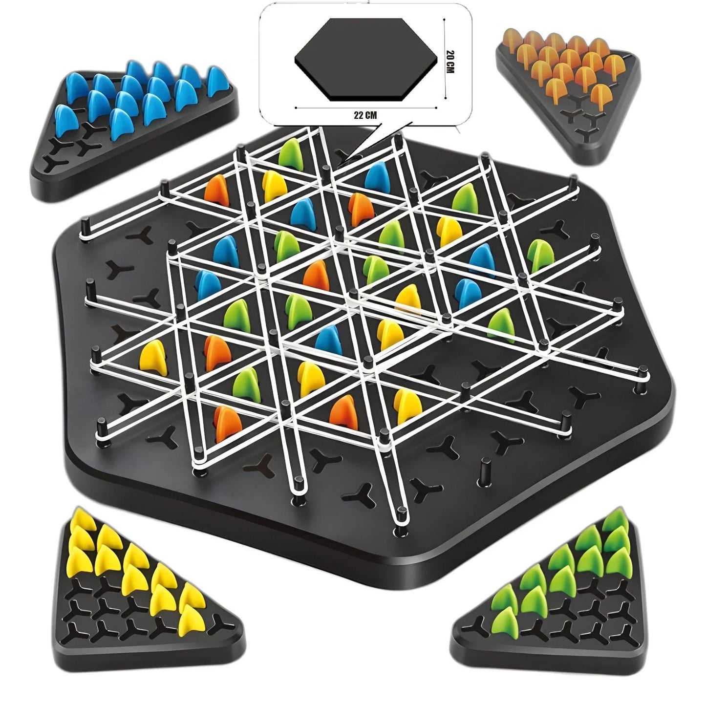 Portable Elastic Chess Game for Family Fun