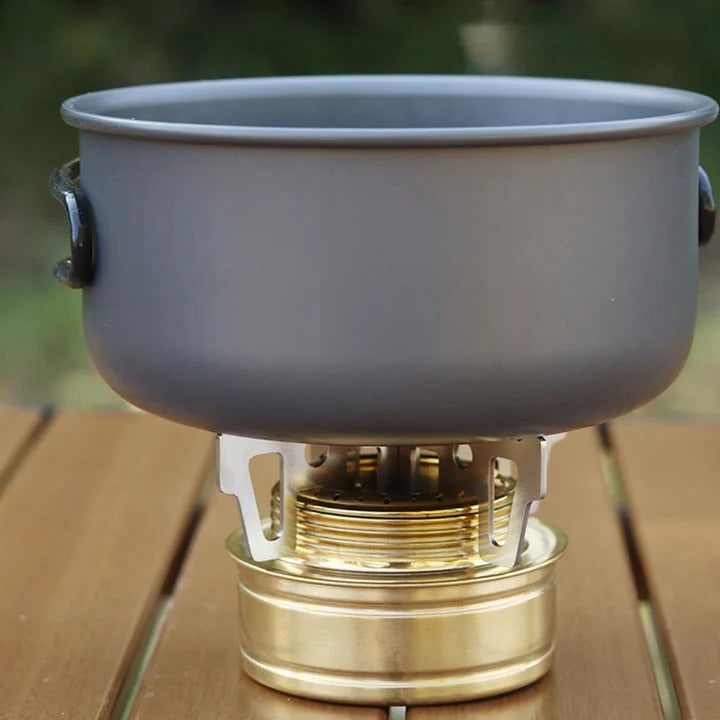 Compact Alloy Camping Stove – Portable Mini Design