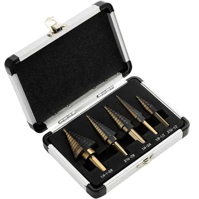 HSS Twist Drill Bit Set with Titanium Coating | Precision Split Point | For Metal & Plastic