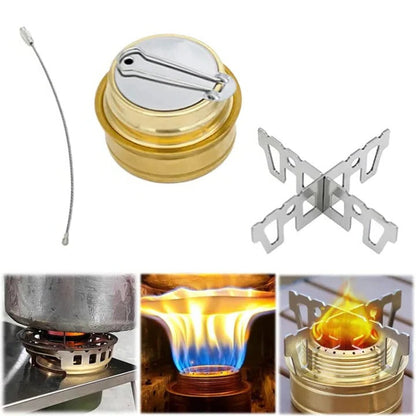Compact Alloy Camping Stove – Portable Mini Design