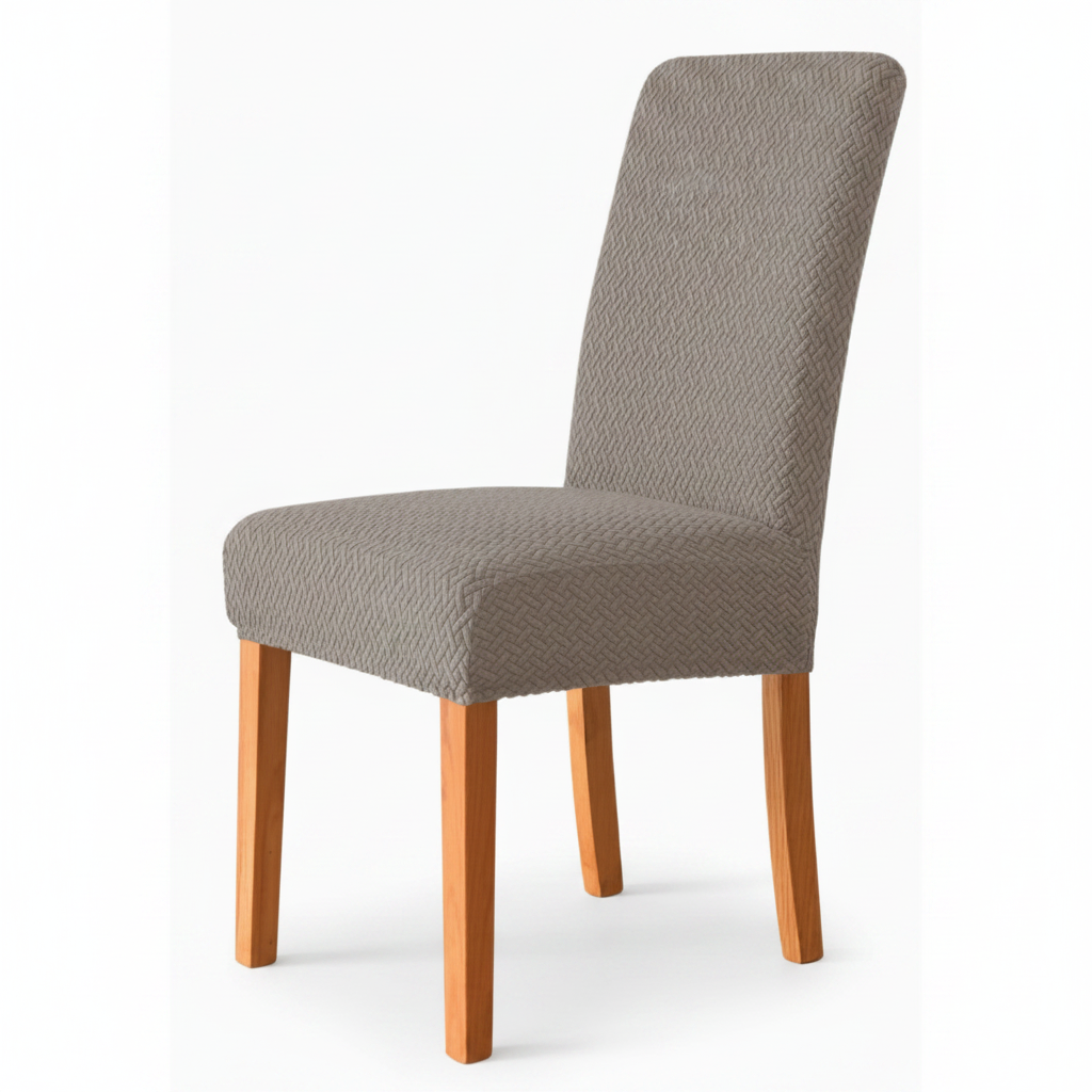 Elegant Dining Chair Covers in Stretch Velvet for Stylish Interiors
