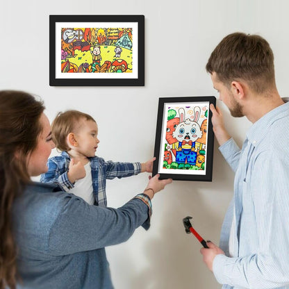 Magnetic Frame for Creative Display of Children's Artwork