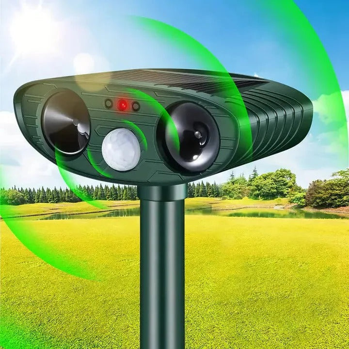 Ultrasound Animal Repeller Powered by Solar Energy