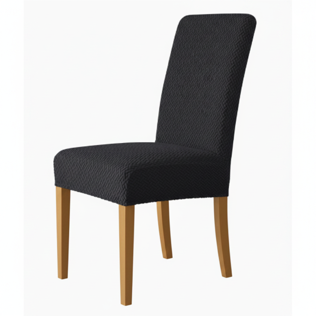 Elegant Dining Chair Covers in Stretch Velvet for Stylish Interiors