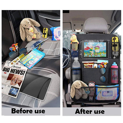Backseat Organizer with Tablet Holder for Cars